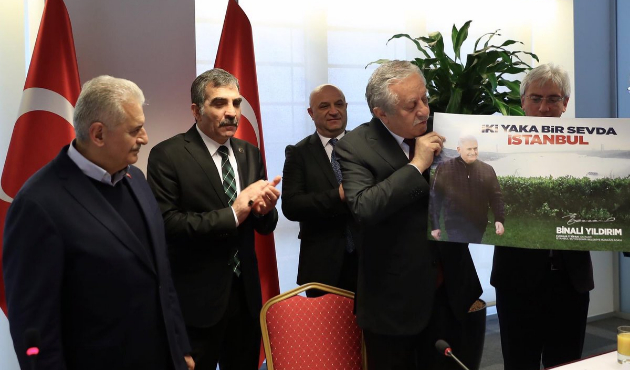 Ülkücüler Binali Yıldırım’ı sahiplendi!