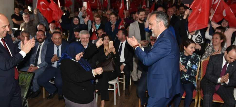 Bursa Mudanya’da Alinur Aktaş rüzgârı