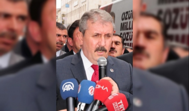 Nevşehir'de Mustafa Destici: Bölücü siyasi partilerle iş birliğine girmeyin