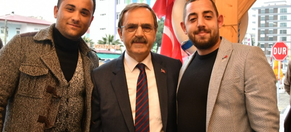 Samsun'da Başkan Zihni Şahin’e 3 koldan destek