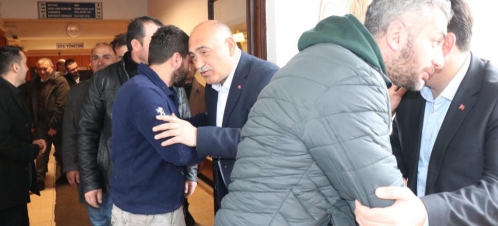 Zonguldak'ta sanayi esnafı Erol Şahin’e kahvaltı verdi