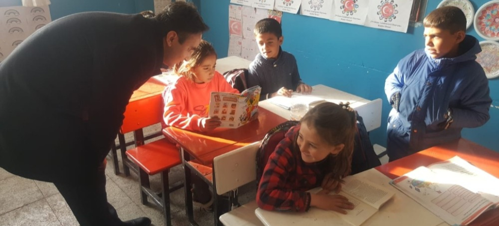 Van'da Kaymakam Tekin Dundar’dan okul ziyareti