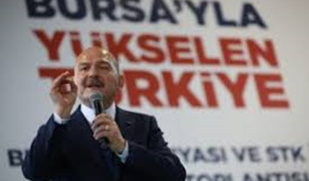 Bursa'da Bakan Süleyman Soylu: "Her tarafa fitne tohumu ekiyorlar"