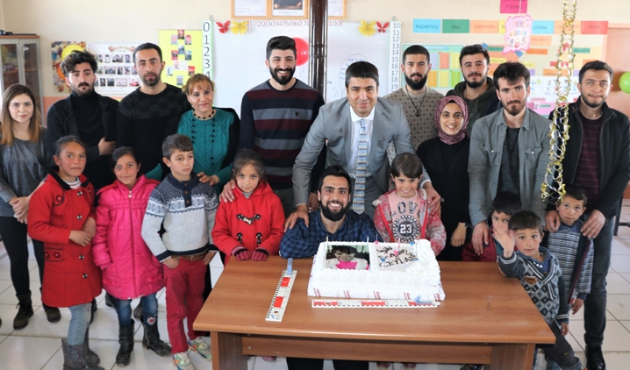 Minik Ceylan için karlı yolları aştılar...
