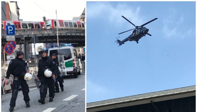Hamburg'da OHAL! G20 için kent havadan karadan ablukaya alındı...