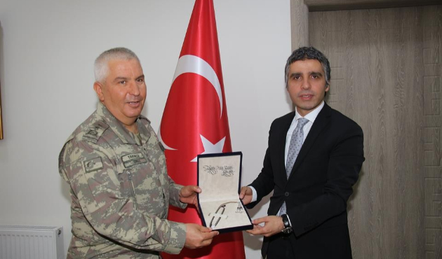 Erzurum'da Kolordu Komutanı Tümgeneral Veli Tarakçı Oltu’da