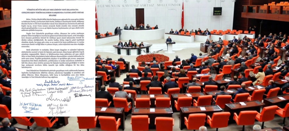 TBMM'deki 5 partiden ortak bildiri...