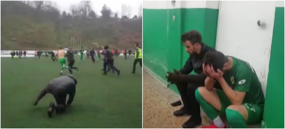 Rize'de yeşil saha savaş alanına döndü!