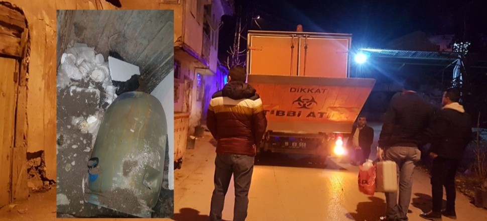 Çorum'da kimyasal madde alarmı...
