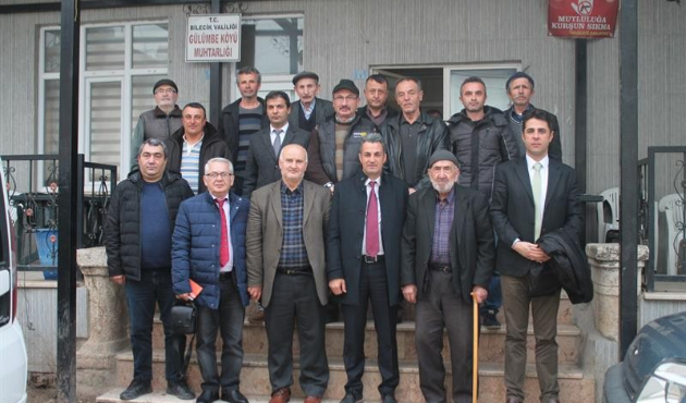 Bilecik'te Necmettin Yoldaş ve ekibi çiftçilerle buluştu