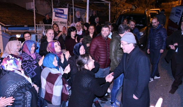 Karabük'te Başkan Rafet Vergili’ye vatandaşlardan yoğun ilgi