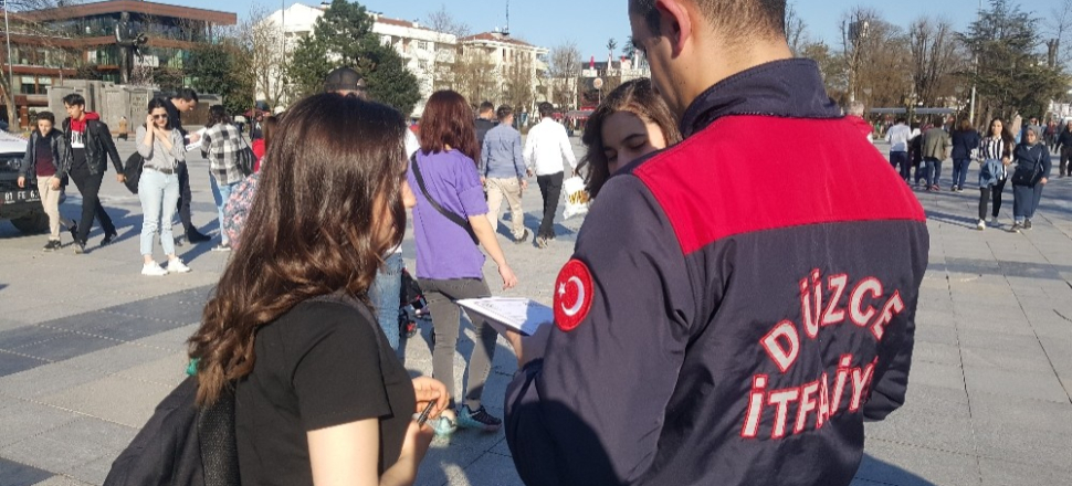 Düzce'de İtfaiye Müdürü Caner Polat “Eğitimle vaka sayısı azalıyor”