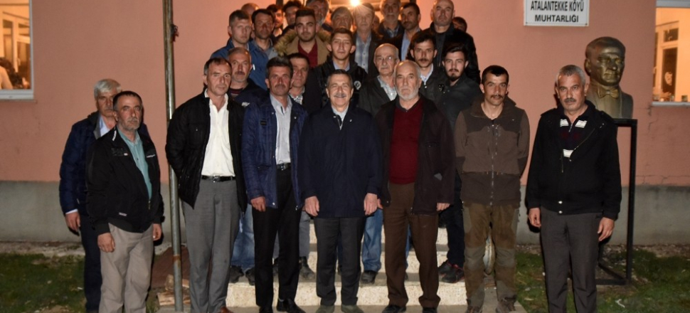 Eskişehir'de Başkan Ahmet Ataç kırsaldaki temaslarını sürdürüyor
