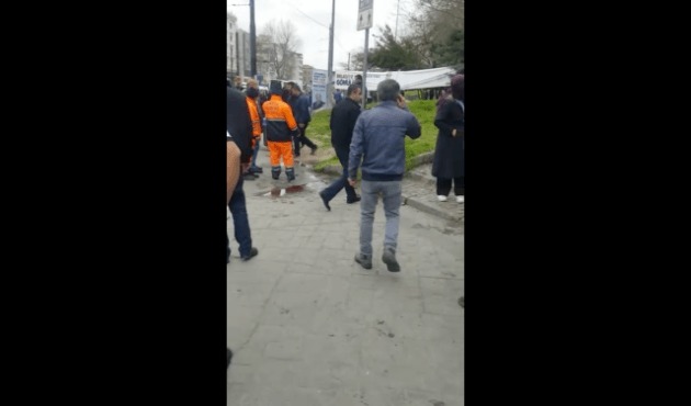 Beyazıt'ta halk otobüsü yayalara çarptı!