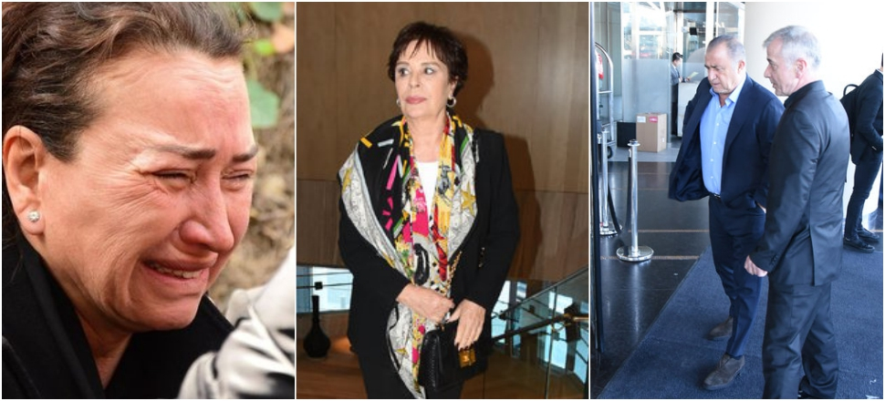 Ünlü isimlerden Demet Akbağ'a taziye ziyareti!