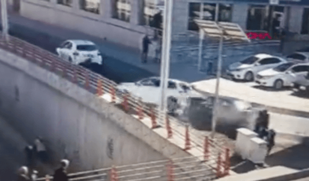 Diyarbakır'da otomobil alt yola düştü!