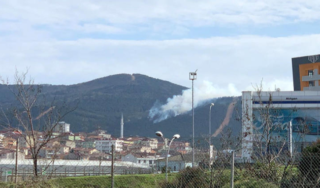 Aydos ormanında korkutan yangın!