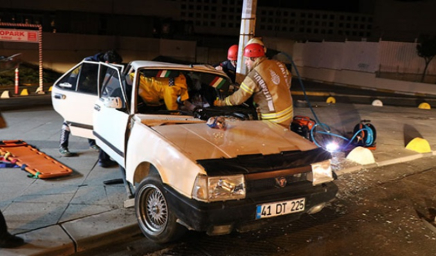 14 yaşındaki çocuktan feci kaza!