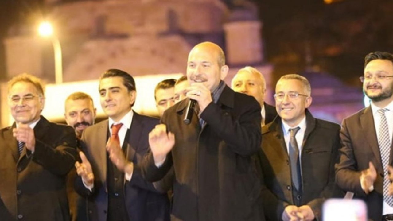 Nevşehir'de Bakan Süleyman Soylu’nun yolunu otobüsle böyle kestiler