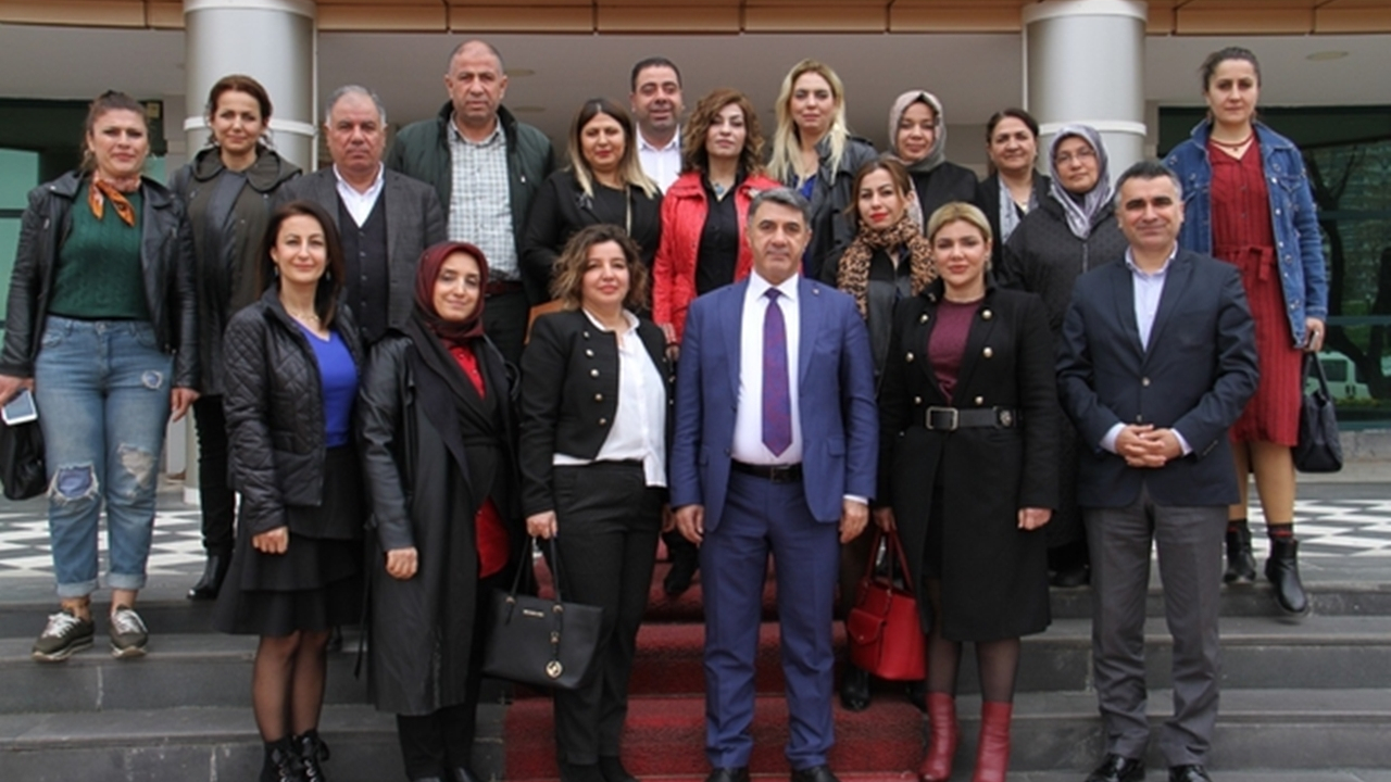 Diyarbakır'da DKGK’dan Engin Yeşil’e ziyaret