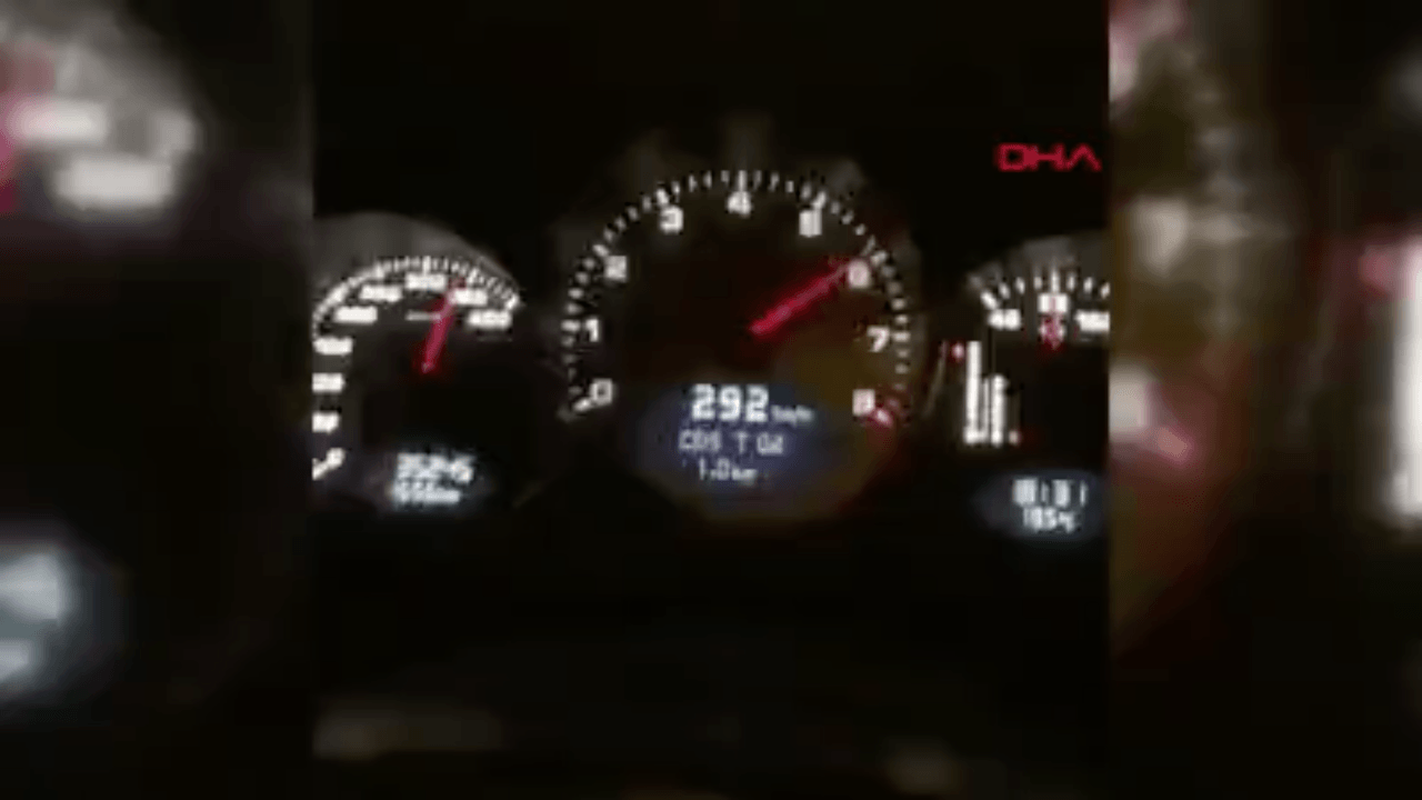 Yavuz Sultan Selim Köprüsü'nde 344 km hız yaptı!