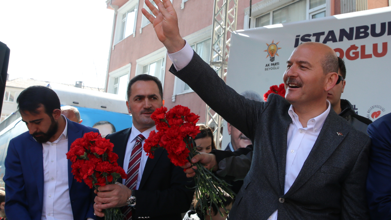 Bakan Soylu, Beyoğlu adayı Haydar Ali Yıldız'ı böyle takdim etti!