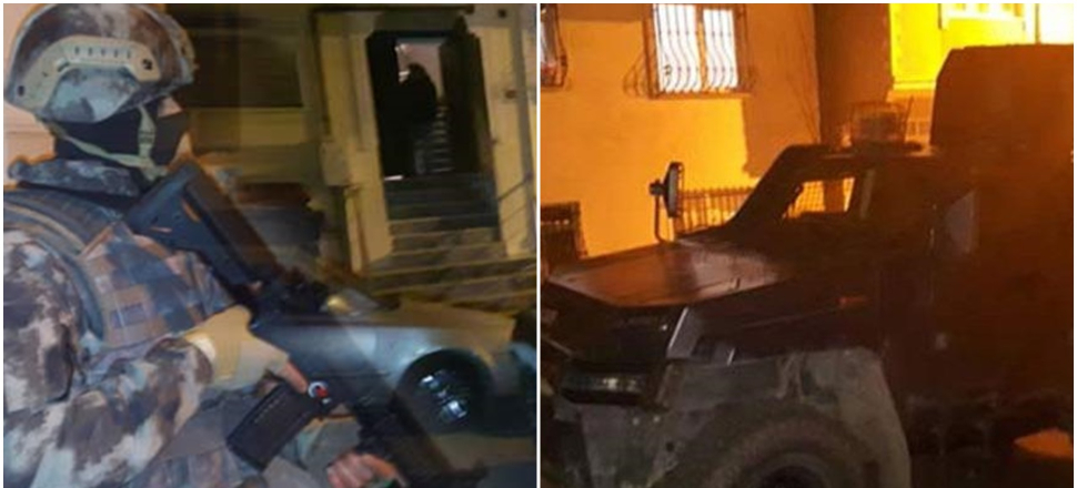 İstanbul'da gece yarısı dev terör operasyonu!