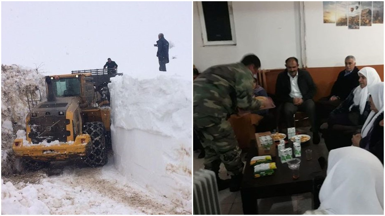 Hakkari-Şırnak karayoluna çığ düştü!