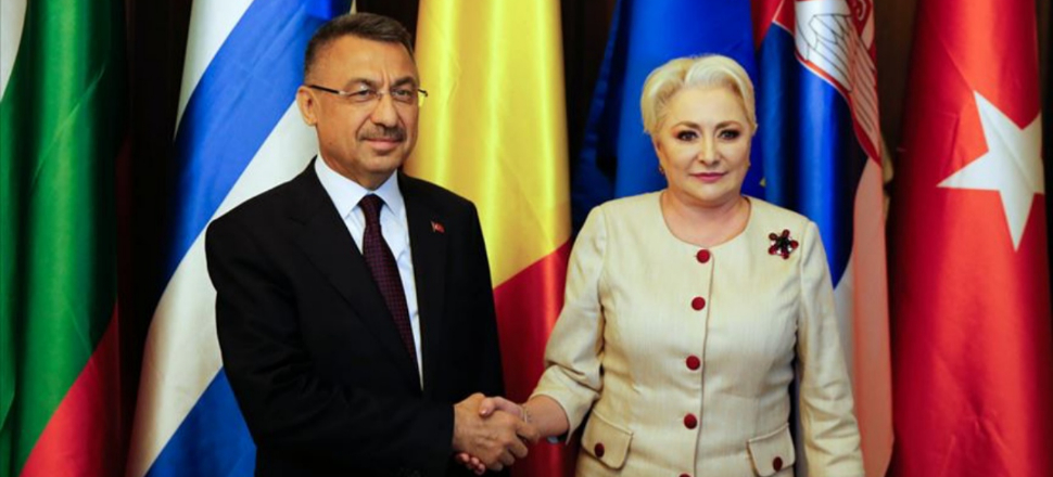 Fuat Oktay Balkan liderleri ile  Bükreş'te görüştü