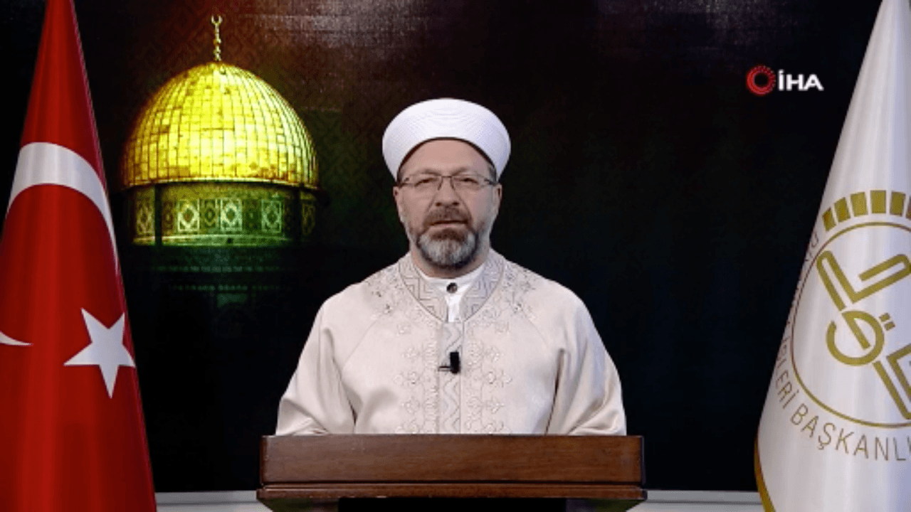 Diyanet İşleri Başkanı Erbaş'ın Miraç Kandili mesajı...