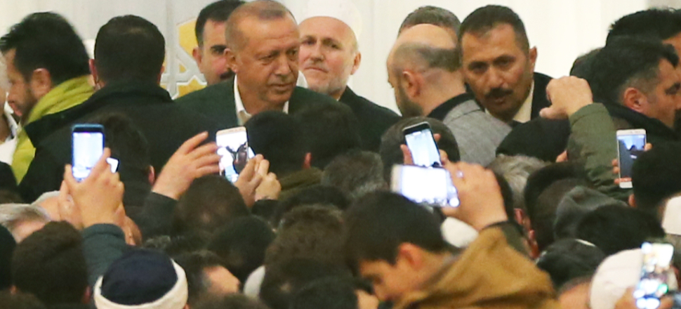 Erdoğan'a Çamlıca Camisi'nde sevgi seli...