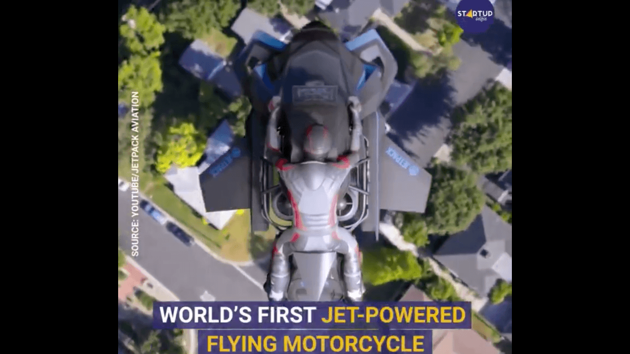 Jetpack Aviation'dan yeni uçan motorsiklet!