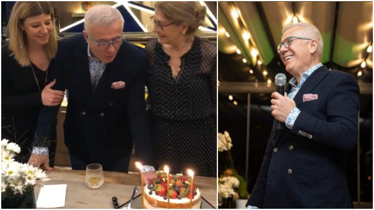 'Orta yaşlı' Ertuğrul Özkök 72'nci yaşını kutladı!