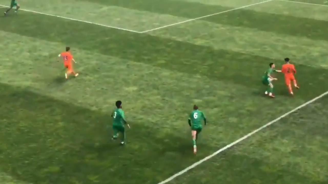 Başakşehirli genç futbolcudan muhteşem asist!