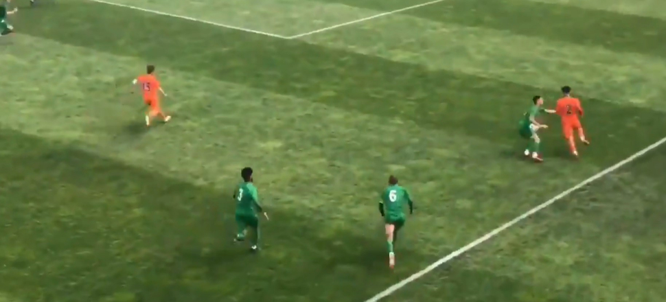 Başakşehirli genç futbolcudan muhteşem asist!