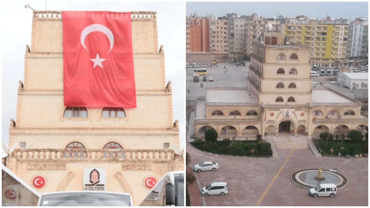 HDP'li başkanın ilk icraatı bayrağı indirmek oldu!
