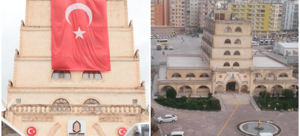 HDP'li başkanın ilk icraatı bayrağı indirmek oldu!