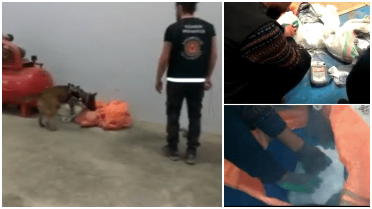 Gümrük kapısında 221 kilo patlayıcı ele geçirildi!