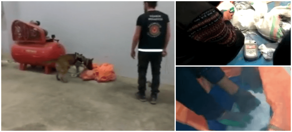 Gümrük kapısında 221 kilo patlayıcı ele geçirildi!