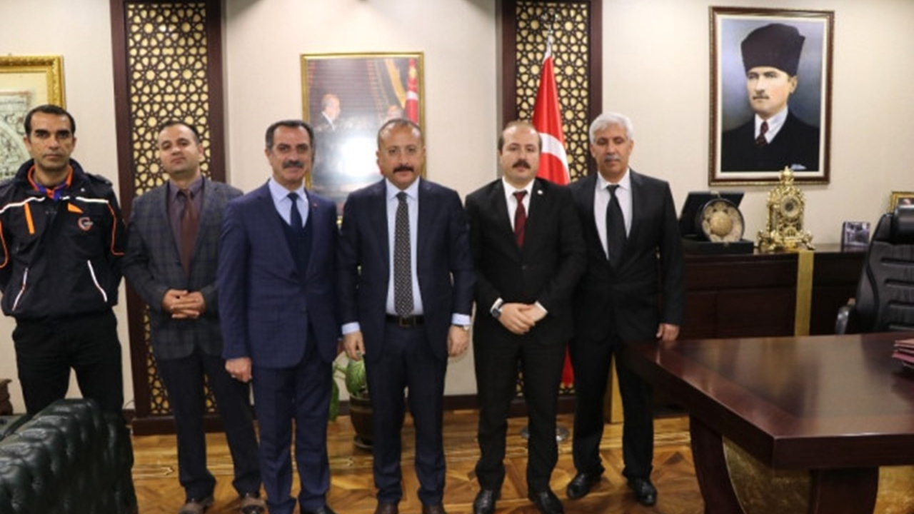 Siirt emniyetinden Vali Ali Fuat Atik’e ziyaret
