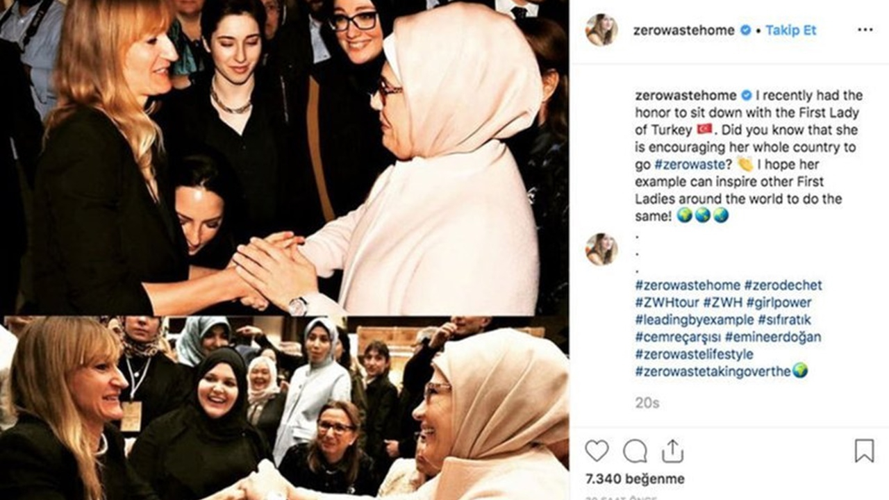 “Umarım Emine Erdoğan’ın yaptıkları diğer ‘first lady’lere de ilham verir”