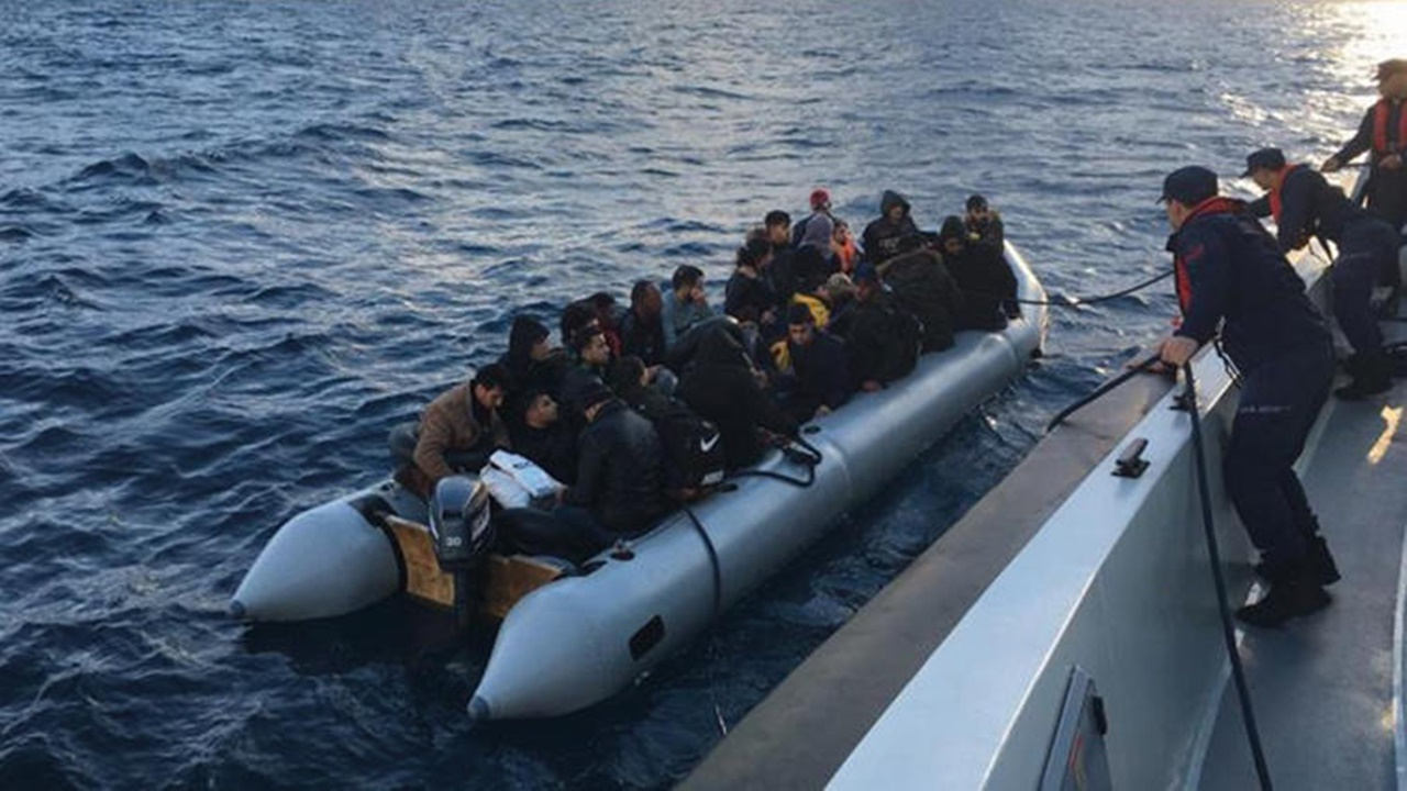 Didim’de 35 kaçak göçmen yakalandı!