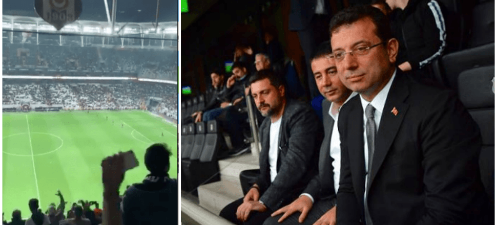 Beşiktaş taraftarından 'mazbata" tezahüratı!