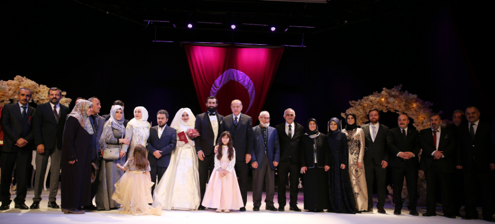 Cumhurbaşkanı Erdoğan nikah şahidi oldu...