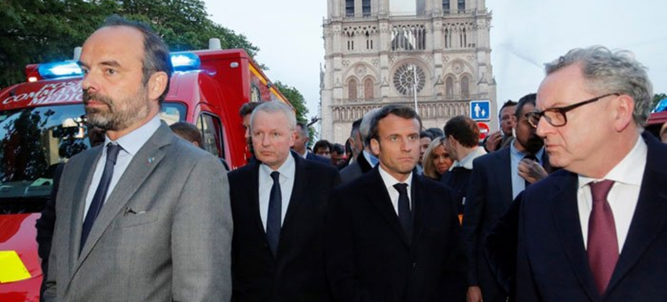 Macron: Katedrali yeniden inşa edeceğiz...