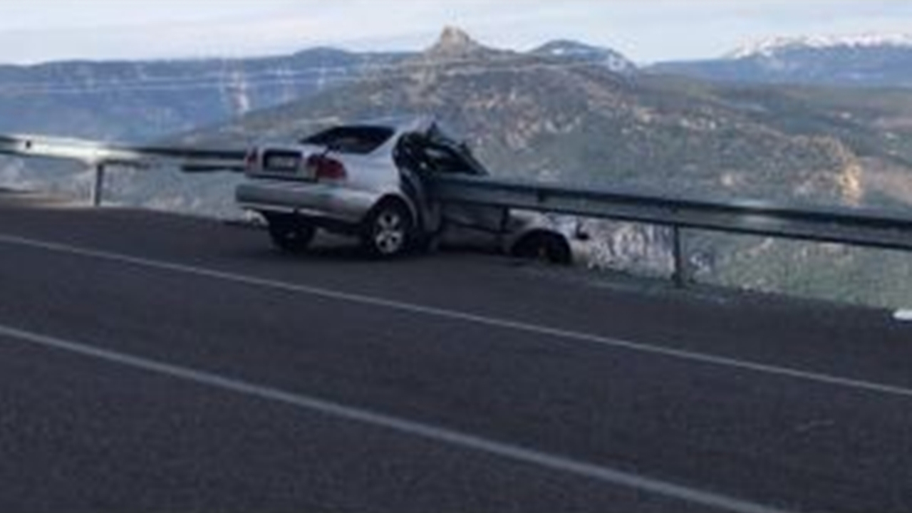 Karaman’da trafik kazası: 1 yaralı