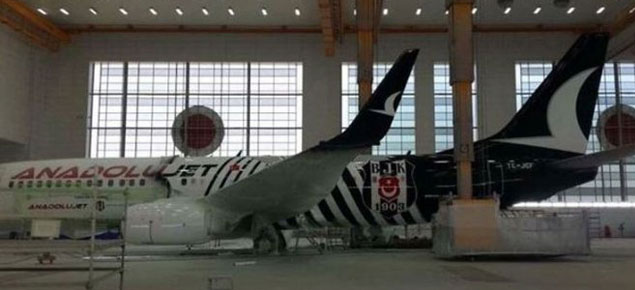Beşiktaş'a özel uçak