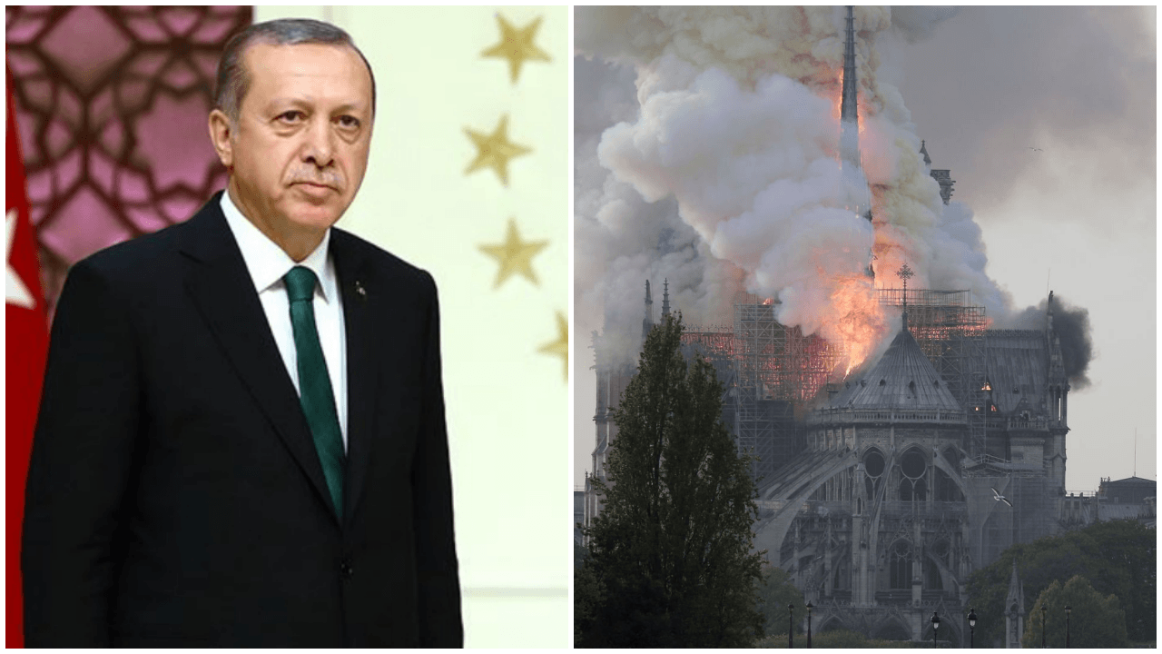 Erdoğan'dan Notre Dame Katedrali açıklaması!