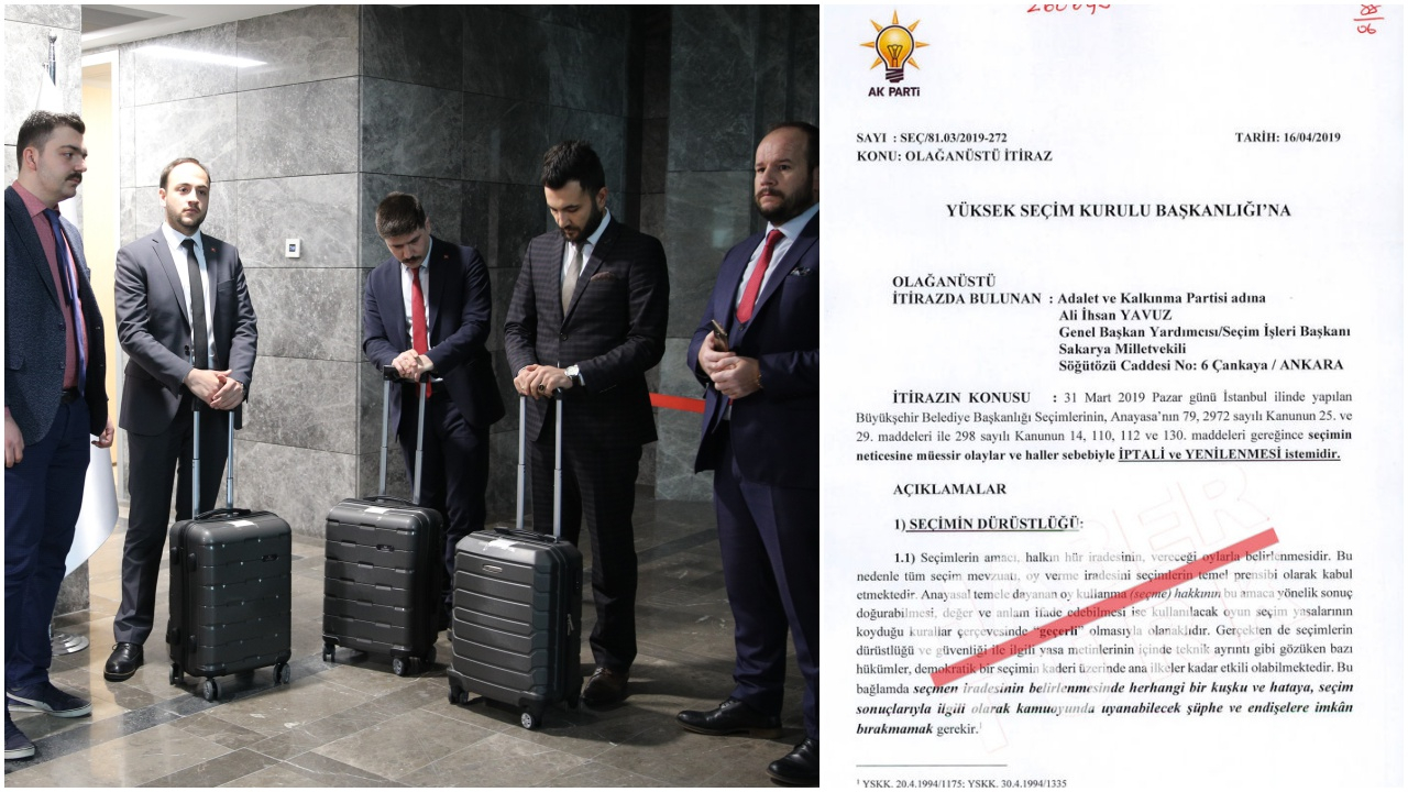 İşte AK Parti'nin 'İstanbul' dilekçesi!