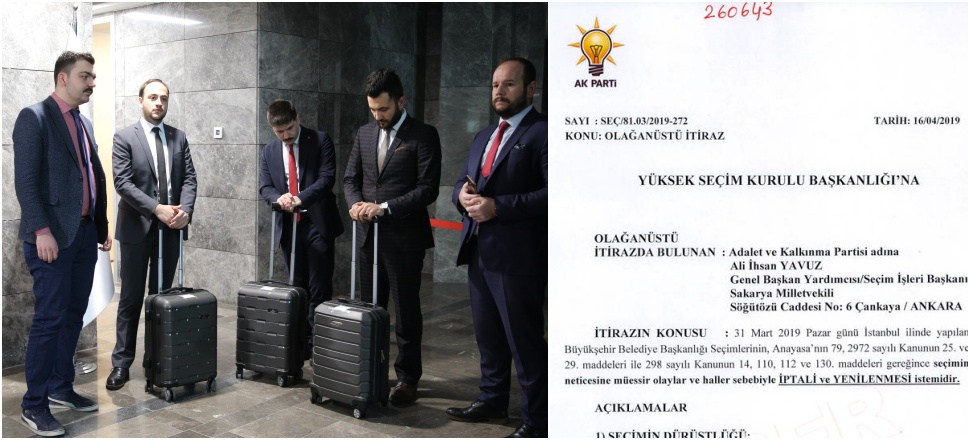 İşte AK Parti'nin 'İstanbul' dilekçesi!